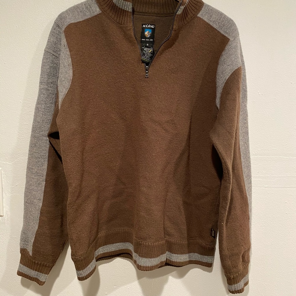 Kuhl 100 merino wool sweater